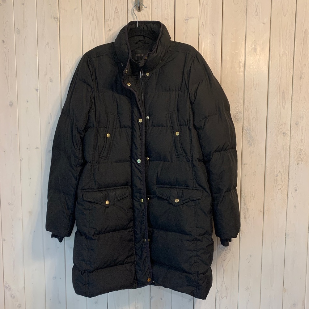 J.Crew, Puff Parka, Black - image 1